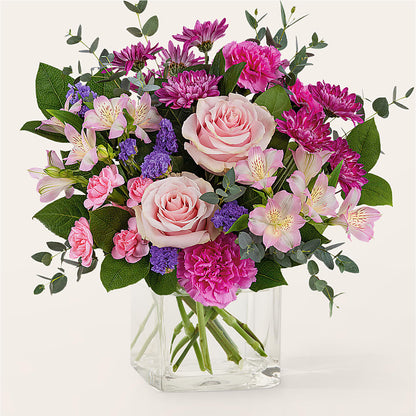 Rosy Radiance Bouquet –  Newell Flower Shop Ltd., Kamloops BC