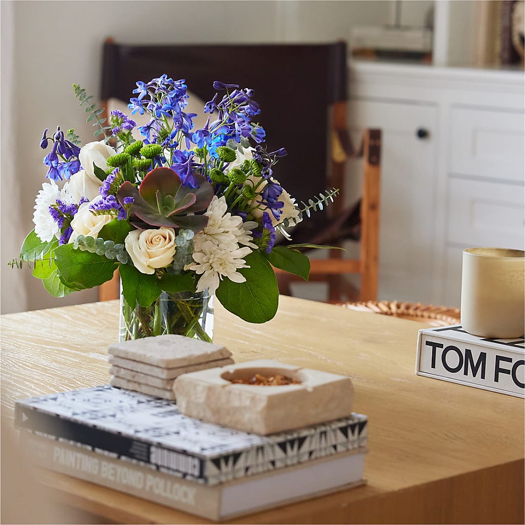 Cerulean Waves Bouquet –  Newell Flower Shop Ltd., Kamloops BC