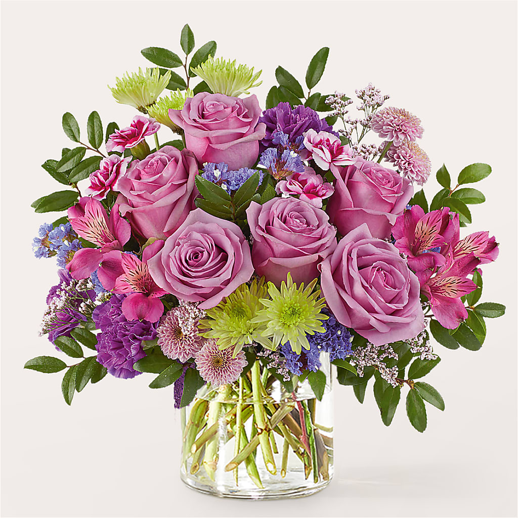 Glass Half Full Bouquet –  Newell Flower Shop Ltd., Kamloops BC