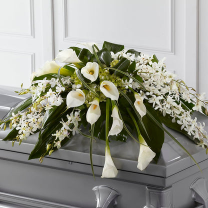 Angel Wings Casket Spray –  Newell Flower Shop Ltd., Kamloops BC