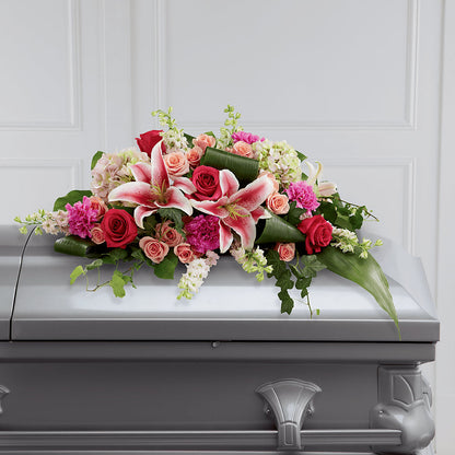 Splendid Grace Casket Spray –  Newell Flower Shop Ltd., Kamloops BC