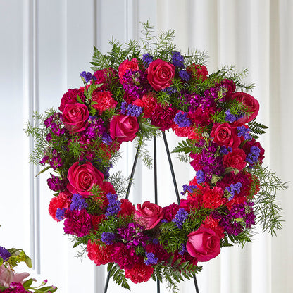 Calming Colors Wreath –  Newell Flower Shop Ltd., Kamloops BC