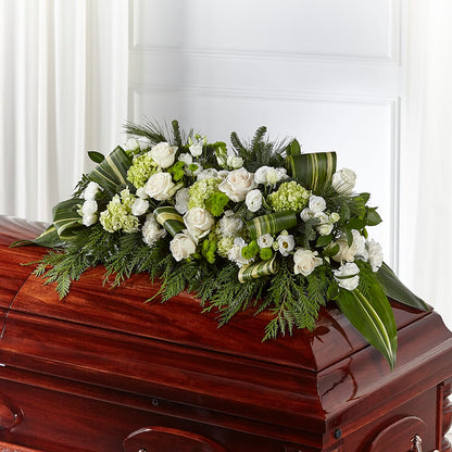 Hopeful Gesture Casket Spray –  Newell Flower Shop Ltd., Kamloops BC