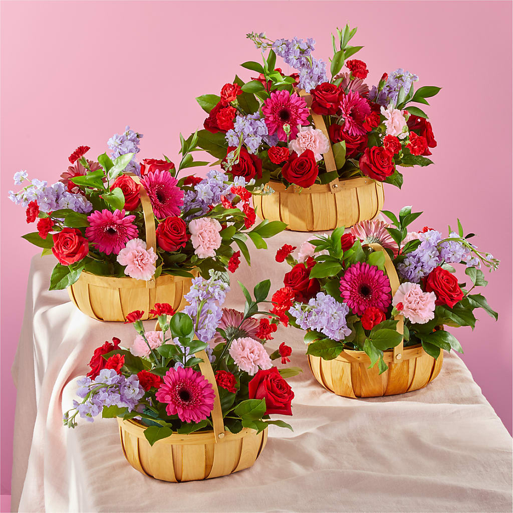 Pink Picnic Basket –  Newell Flower Shop Ltd., Kamloops BC