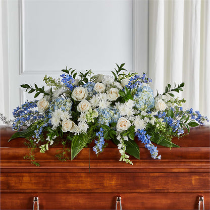 Timeless Essence Casket Spray –  Newell Flower Shop Ltd., Kamloops BC