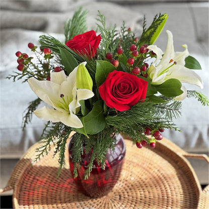 Evergreen Delight Bouquet –  Newell Flower Shop Ltd., Kamloops BC