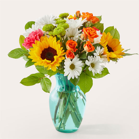 Sun-drenched Blooms Bouquet –  Newell Flower Shop Ltd., Kamloops BC