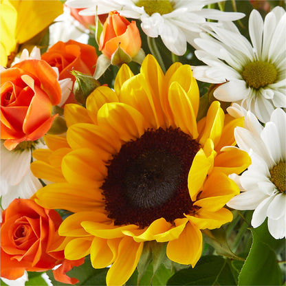 Sun-drenched Blooms Bouquet –  Newell Flower Shop Ltd., Kamloops BC
