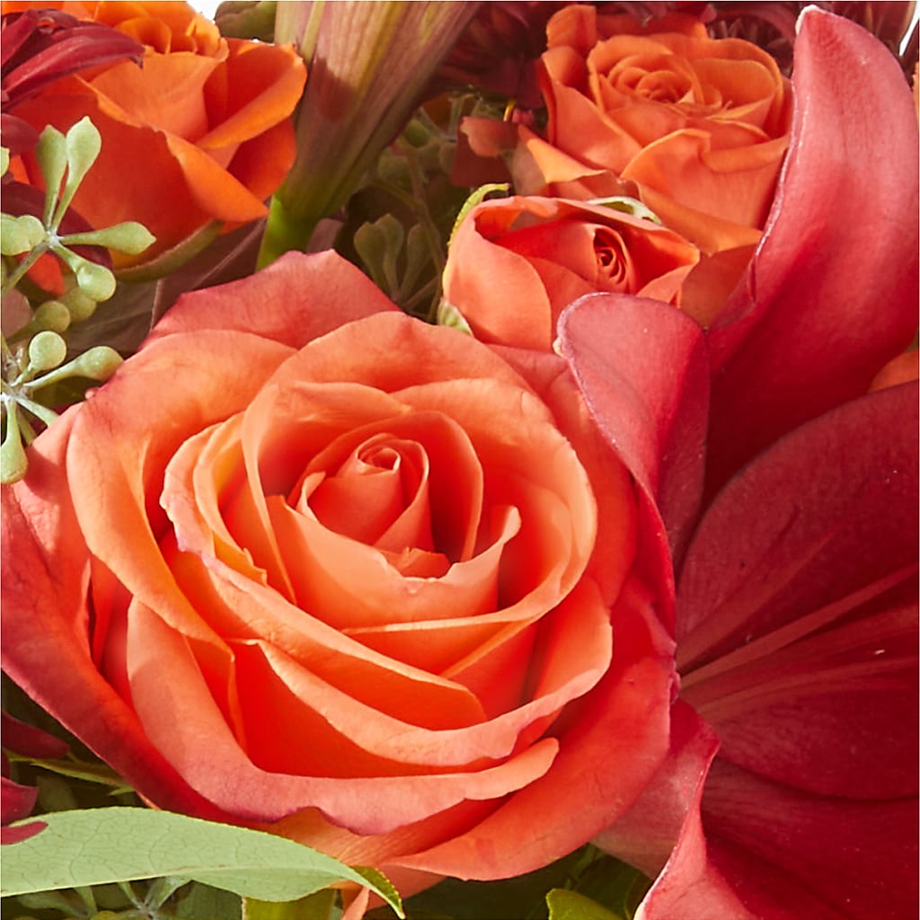 Crimson Leaves Bouquet –  Newell Flower Shop Ltd., Kamloops BC