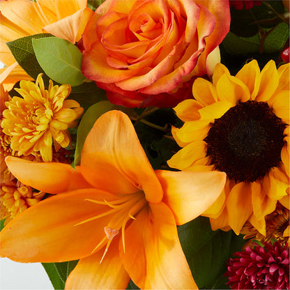 Grateful Centerpiece –  Newell Flower Shop Ltd., Kamloops BC