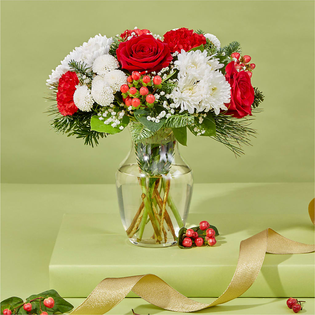 Chance of Flurries Bouquet –  Newell Flower Shop Ltd., Kamloops BC