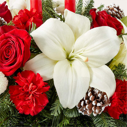 Seasonal Festivities Centerpiece –  Newell Flower Shop Ltd., Kamloops BC