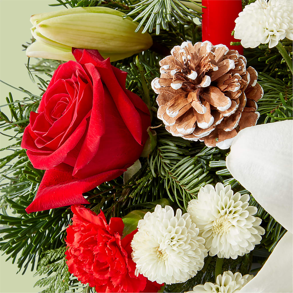 Seasonal Festivities Centerpiece –  Newell Flower Shop Ltd., Kamloops BC