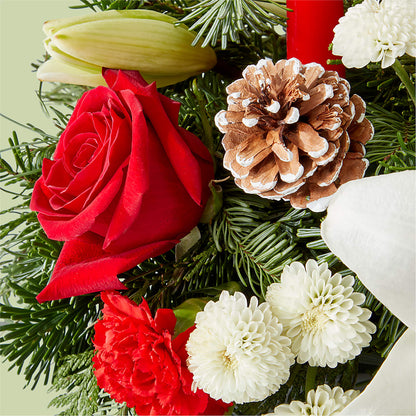 Seasonal Festivities Centerpiece –  Newell Flower Shop Ltd., Kamloops BC
