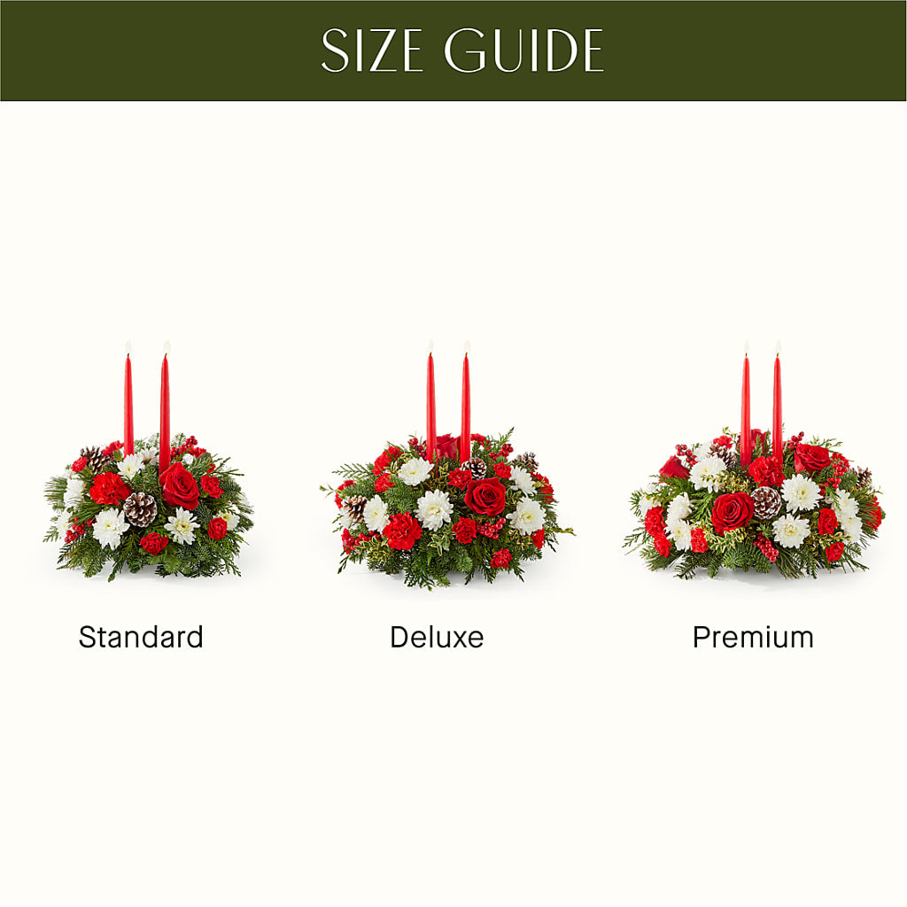 Holiday Soiree Centerpiece –  Newell Flower Shop Ltd., Kamloops BC