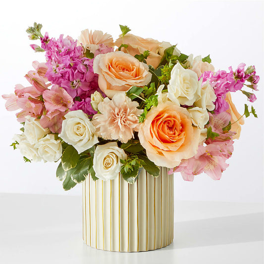 Paradise Bouquet with Ivory Vase –  Newell Flower Shop Ltd., Kamloops BC