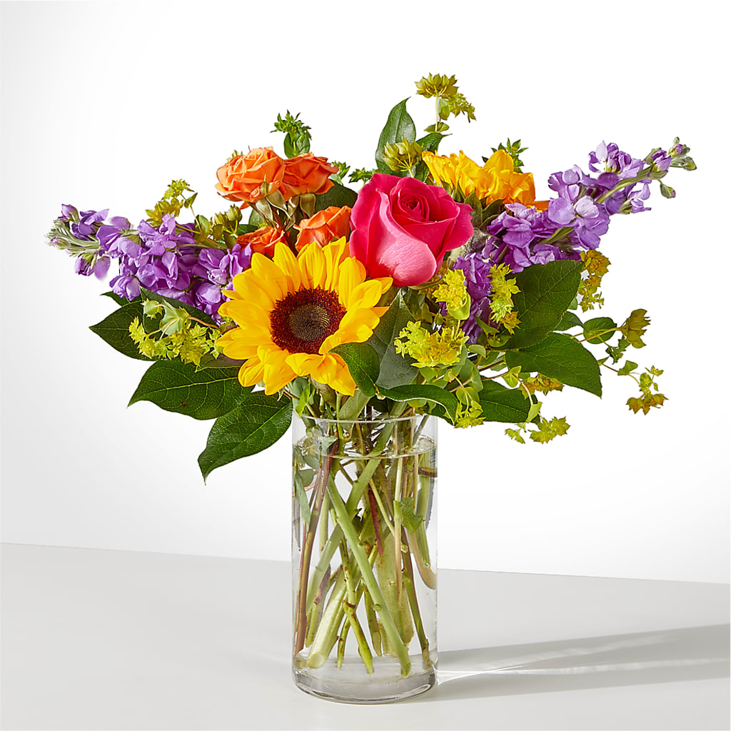 Vibrant Greetings Bouquet –  Newell Flower Shop Ltd., Kamloops BC