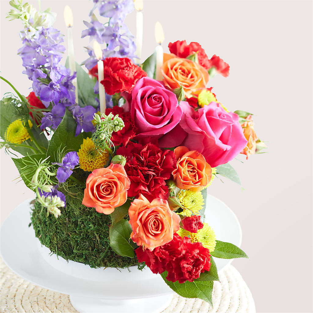 Best Year Yet Floral Cake –  Newell Flower Shop Ltd., Kamloops BC