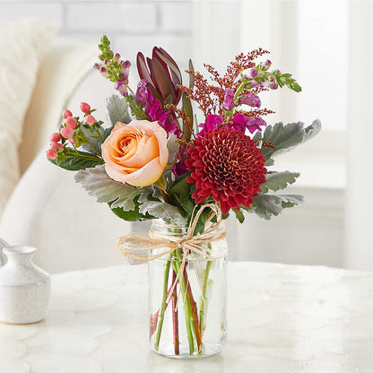 Moody Hues Bouquet –  Newell Flower Shop Ltd., Kamloops BC