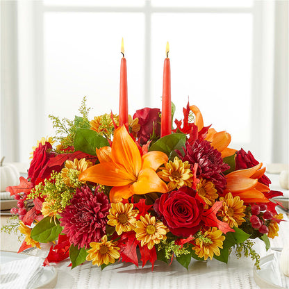 Autumn's Embrace Centerpiece –  Newell Flower Shop Ltd., Kamloops BC