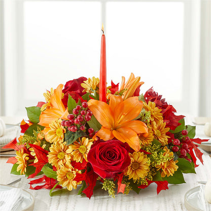Autumn's Embrace Centerpiece –  Newell Flower Shop Ltd., Kamloops BC