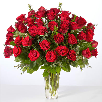 Forever Yours Fifty Stem Red Rose Bouquet –  Newell Flower Shop Ltd., Kamloops BC