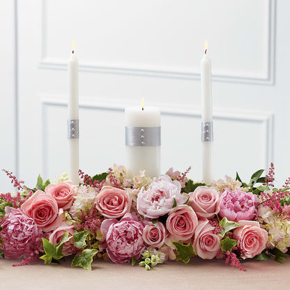 Worldwide Romance Unity Candle Arrangement –  Newell Flower Shop Ltd., Kamloops BC