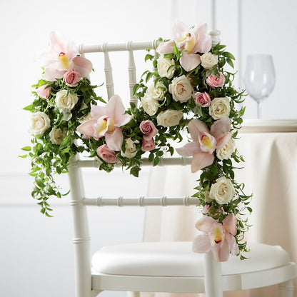 Orchid Rose Chair Décor –  Newell Flower Shop Ltd., Kamloops BC