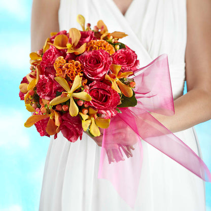 Brilliant Shades of Love Bouquet –  Newell Flower Shop Ltd., Kamloops BC