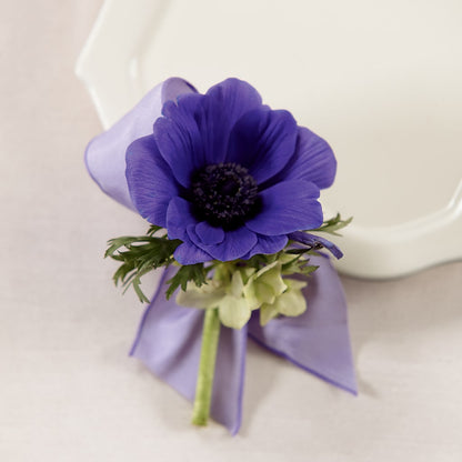 Purple Passion Boutonniere –  Newell Flower Shop Ltd., Kamloops BC