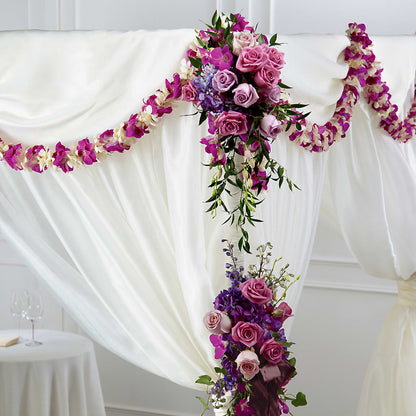 Color & Light Chuppah Decor –  Newell Flower Shop Ltd., Kamloops BC
