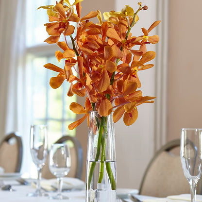 Orange Mokara Bud Vase –  Newell Flower Shop Ltd., Kamloops BC