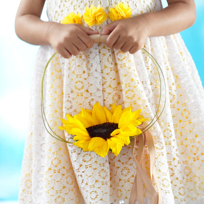Sweet Sunshine Flower Girl Bouquet –  Newell Flower Shop Ltd., Kamloops BC