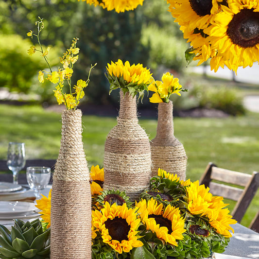 Centre de table sublime pour le jardin