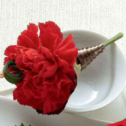 Red Carnation Boutonniere –  Newell Flower Shop Ltd., Kamloops BC