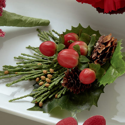 Red Berry Boutonniere –  Newell Flower Shop Ltd., Kamloops BC